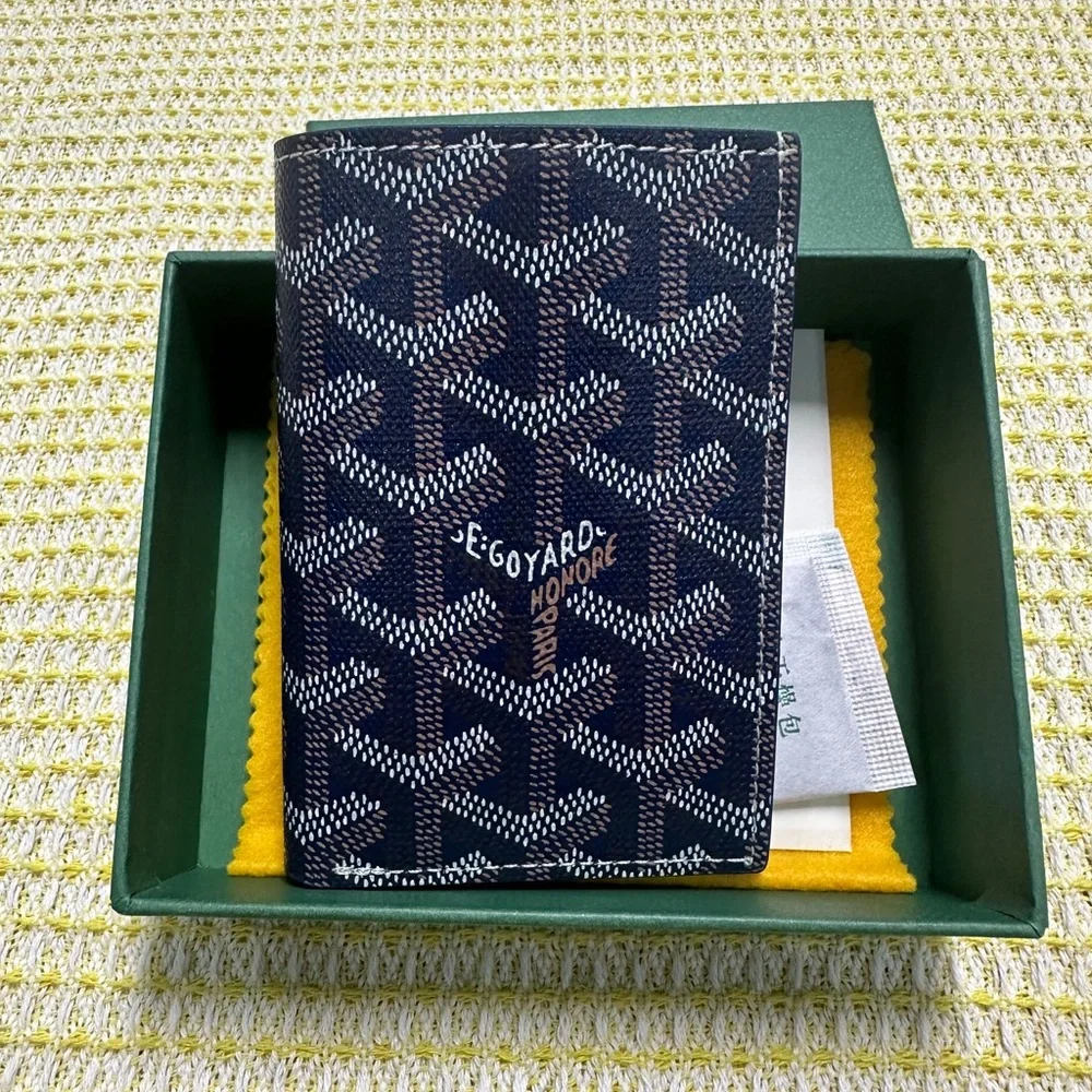 Brand-new Goyard blue bifold wallet - Picture 3 of 11
